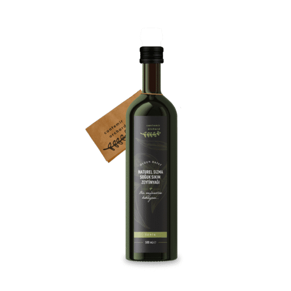 Natürel Sızma Soğuk Sıkım Zeytinyağı (Olgun Hasat) 500 ml