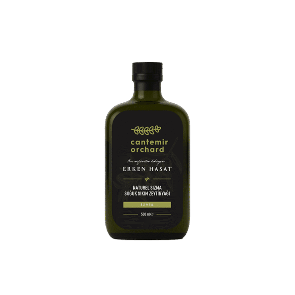 Natürel Sızma Soğuk Sıkım Zeytinyağı (Erken Hasat) 500 ml